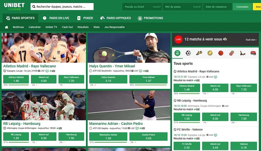 Unibet : casino et bookmaker français fiable mettant ses joueurs au centre de ses priorités